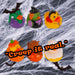 Halloween Ducks Pumkin-Ghost-Dracula-Witch-Werewolf-Frankenstein