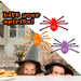 Halloween Spooky Jointed Legs Spider Red-Orange-Purple | 12 Pack