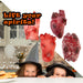 Halloween Squishy Body Parts Props Hand-Foot-Heart-Brain | 4 Pack