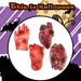 Halloween Squishy Body Parts Props Hand-Foot-Heart-Brain | 4 Pack