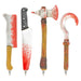 Halloween Sculpted Gruesome Pens Hook-Cleaver-Knife-Axe | 4 Pack