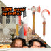 Halloween Sculpted Gruesome Pens Hook-Cleaver-Knife-Axe | 4 Pack