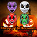 Halloween Childrens Mask Witch-Devil-Skull-Vampire | 4 Pack