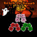 Halloween Headbands Rose Skull | Fancy Dress | Pink Red Green | 3 Set