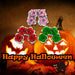 Halloween Headbands Rose Skull | Fancy Dress | Pink Red Green | 3 Set