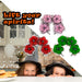 Halloween Headbands Rose Skull | Fancy Dress | Pink Red Green | 3 Set