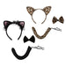 Halloween Cat Dress Up Set Black Cat-Spotty Leopard | 2 Pack