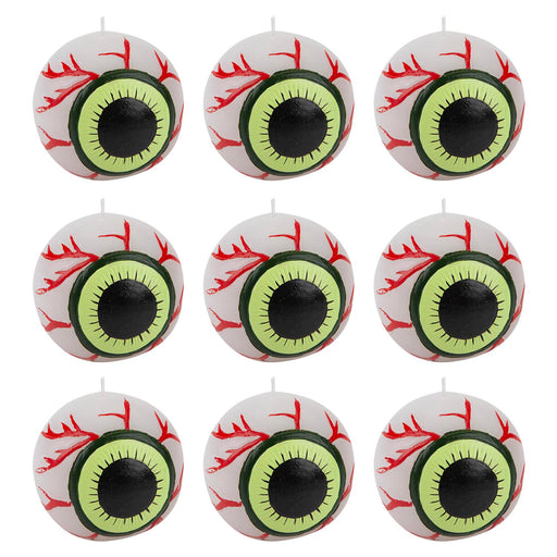 Halloween Eyeball Candle | Party Accessories | Eyeball Candle | 9 Pack