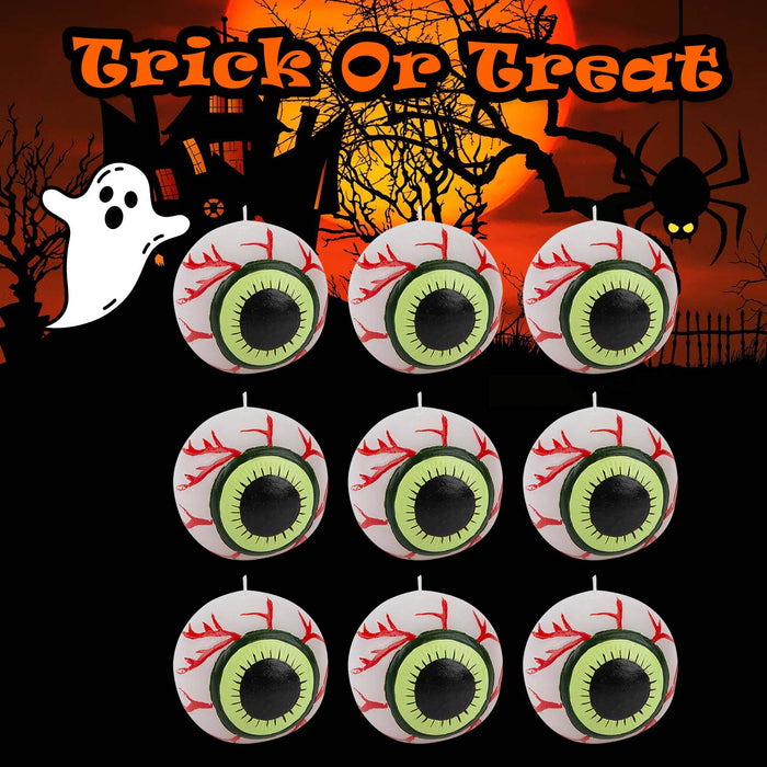 Halloween Eyeball Candle | Party Accessories | Eyeball Candle | 9 Pack