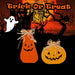 Halloween Pumpkin Table Decorations Round-Tall | 2 Pack