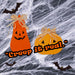 Halloween Pumpkin Table Decorations Round-Tall | 2 Pack