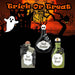 Halloween Bottles Decoration | Accessories | Grey-Black-Green | 3 Pack