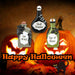 Halloween Bottles Decoration | Accessories | Grey-Black-Green | 3 Pack