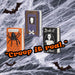 Halloween Book Decoration | Accessories | Orange-Purple-Black | 3 Pack