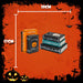 Halloween Books Stack | Party Decoration | Pumpkin-Skull | 2 Pack