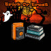 Halloween Books Stack | Party Decoration | Pumpkin-Skull | 2 Pack