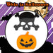 Halloween Decoration | Decoration | Pumpkin-Skull Crossbones | 2 Pack