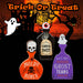 Halloween Mini Bottles Display Red-Black-Purple | 3 Pack