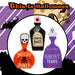 Halloween Mini Bottles Display Red-Black-Purple | 3 Pack