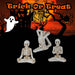 Halloween Skeleton Decorations Hands On Head-Pray-Yoga | 3 Pack