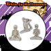 Halloween Skeleton Decorations Hands On Head-Pray-Yoga | 3 Pack