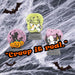 Halloween LED Table Tombstones Spooky-Creepy-Boo | 3 Pack