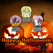 Halloween LED Table Tombstones Spooky-Creepy-Boo | 3 Pack