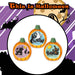 Halloween LED Pumpkin Scenes | Decoration | Cat-Ghost-House | 3 Pack