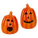 Halloween LED Pumpkin Decorations Open Mouth-Grin Mouth | 2 Pack