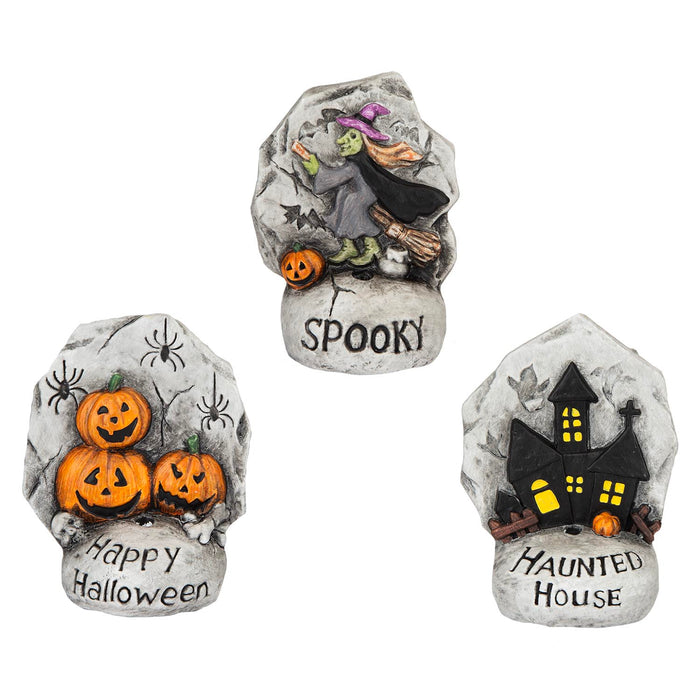Halloween Table Decorations | Accessories | 3 Spooky Designs | 3 Pack