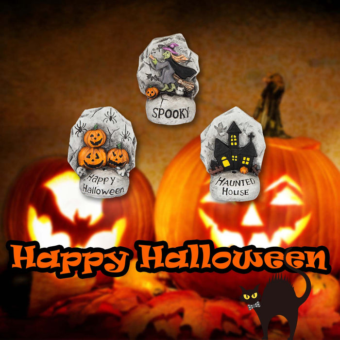Halloween Table Decorations | Accessories | 3 Spooky Designs | 3 Pack