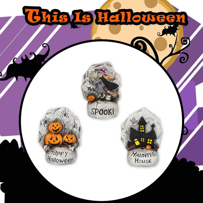 Halloween Table Decorations | Accessories | 3 Spooky Designs | 3 Pack