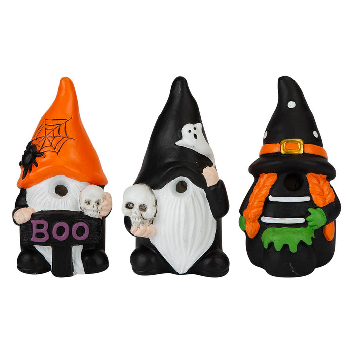 Halloween LED Gonks | Party Decoration | Witch-Skull-Boo | 3 Pack