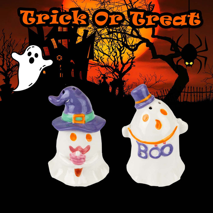 Halloween Cruet Set | Party Decoration | Ghost Cruet Set | 2 Pack