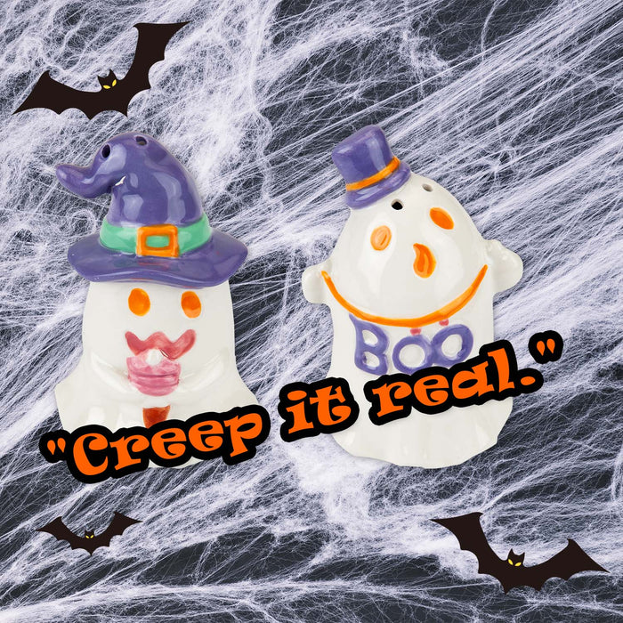 Halloween Cruet Set | Party Decoration | Ghost Cruet Set | 2 Pack