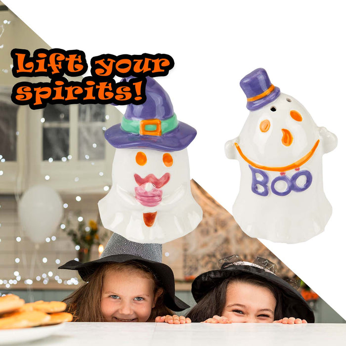 Halloween Cruet Set | Party Decoration | Ghost Cruet Set | 2 Pack