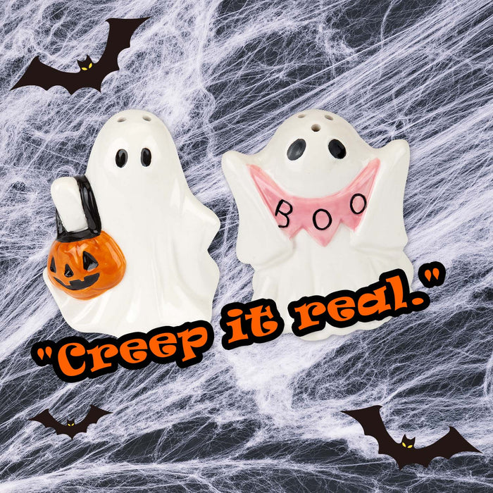 Halloween Cruet Set | Party Decoration | Boo Ghost Cruet Set | 1 Pack