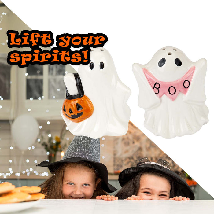Halloween Cruet Set | Party Decoration | Boo Ghost Cruet Set | 1 Pack