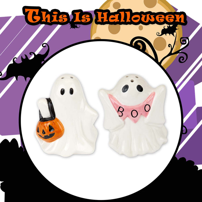 Halloween Cruet Set | Party Decoration | Boo Ghost Cruet Set | 1 Pack