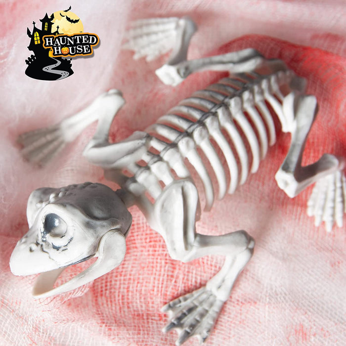 Spooky Halloween Animal Skeletons - Creepy Dead Bones Crow