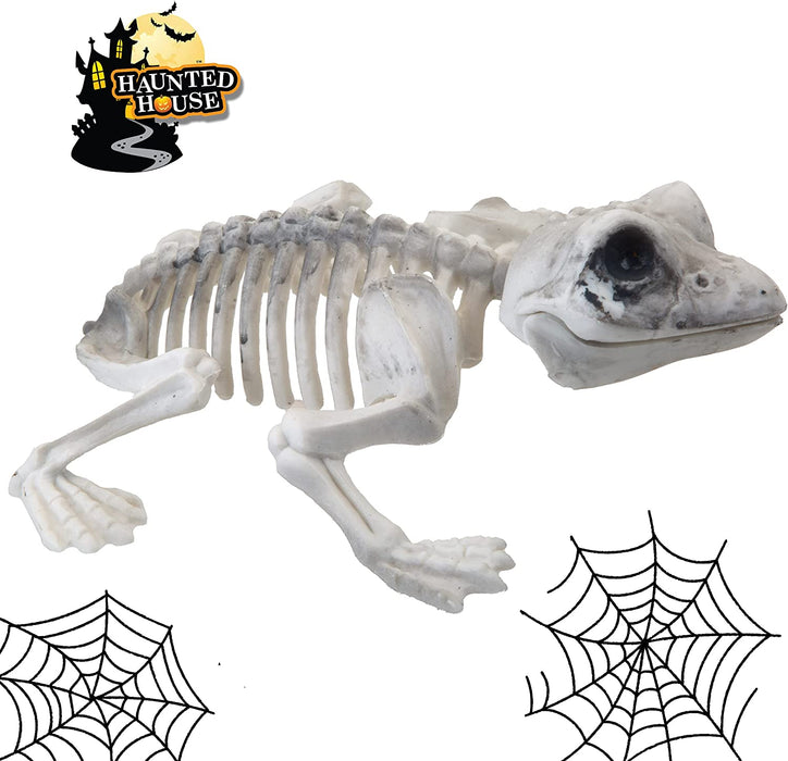 Spooky Halloween Animal Skeletons - Creepy Creepy Dead Bones Crow, Frog & Rat