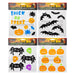 Halloween Gel Window Stickers Spooky Character Theme | 4 Pack