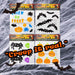 Halloween Gel Window Stickers Spooky Character Theme | 4 Pack