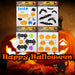 Halloween Gel Window Stickers Spooky Character Theme | 4 Pack