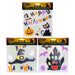 Halloween Gel Window Stickers | Decoration | Hat-House-Cat | 3 Pack