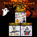 Halloween Gel Window Stickers | Decoration | Hat-House-Cat | 3 Pack