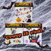 Halloween Gel Window Stickers | Decoration | Hat-House-Cat | 3 Pack