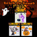 Halloween Gel Window Stickers Pumpkin-Tree-Witch | 3 Pack