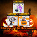 Halloween Gel Window Stickers Pumpkin-Tree-Witch | 3 Pack