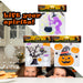 Halloween Gel Window Stickers Pumpkin-Tree-Witch | 3 Pack